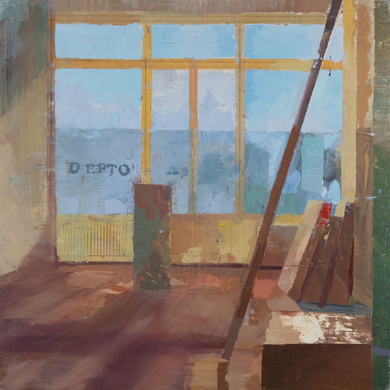Musée des Aigles Modernes 12, 2017 (olej na płótnie) autorstwa Davis Lisboa