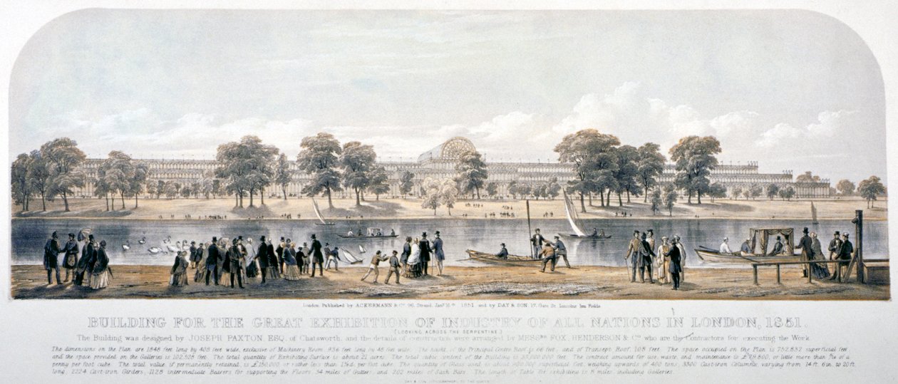 Wielka Wystawa, Hyde Park, Londyn, 1851 autorstwa Day and Son