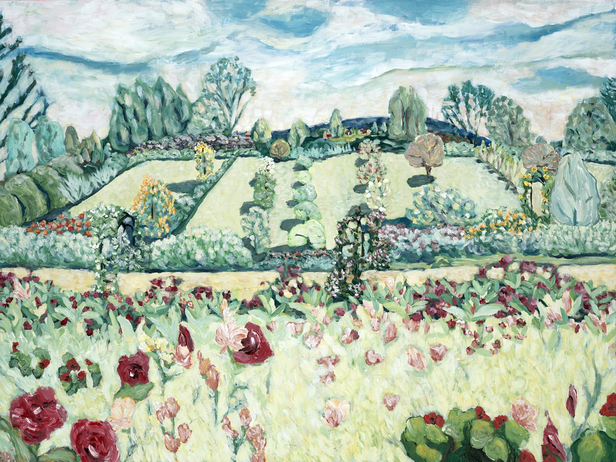 Giverny, 2017 (akryl na płótnie) autorstwa Deborah Eve Alastra