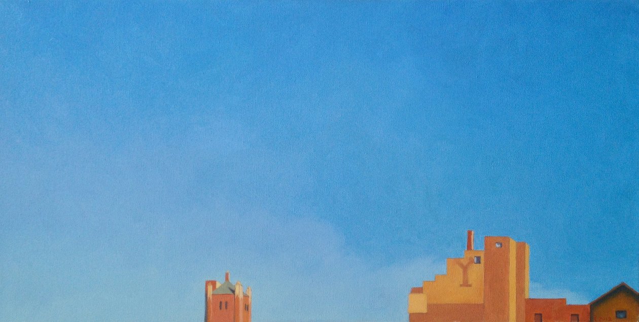 Brooklyn Fort Greene Sky, 2012 (olej na płótnie) autorstwa Deborah Stevenson