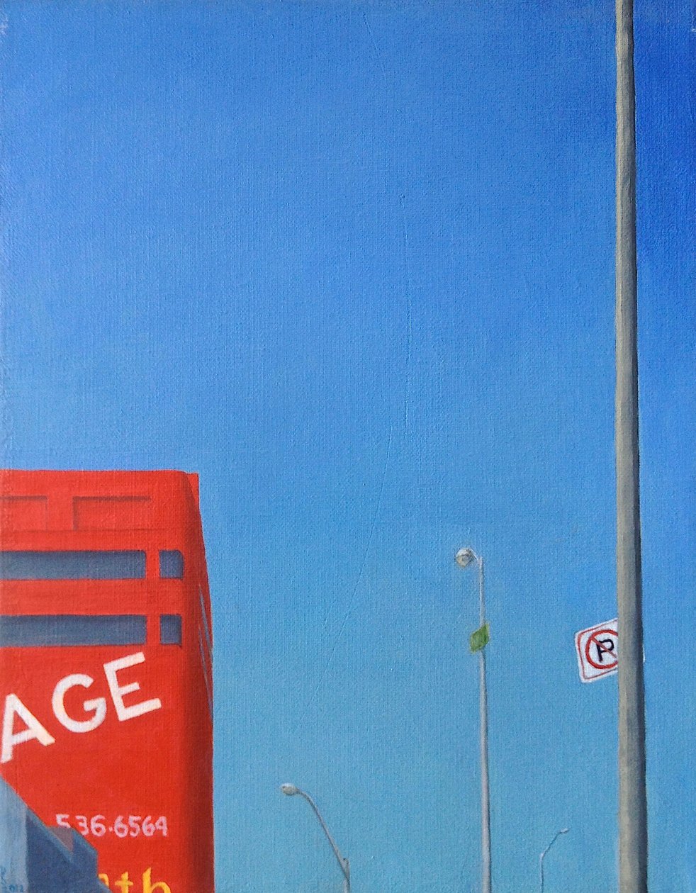 Brooklyn Storage, 2012 (olej na płótnie) autorstwa Deborah Stevenson