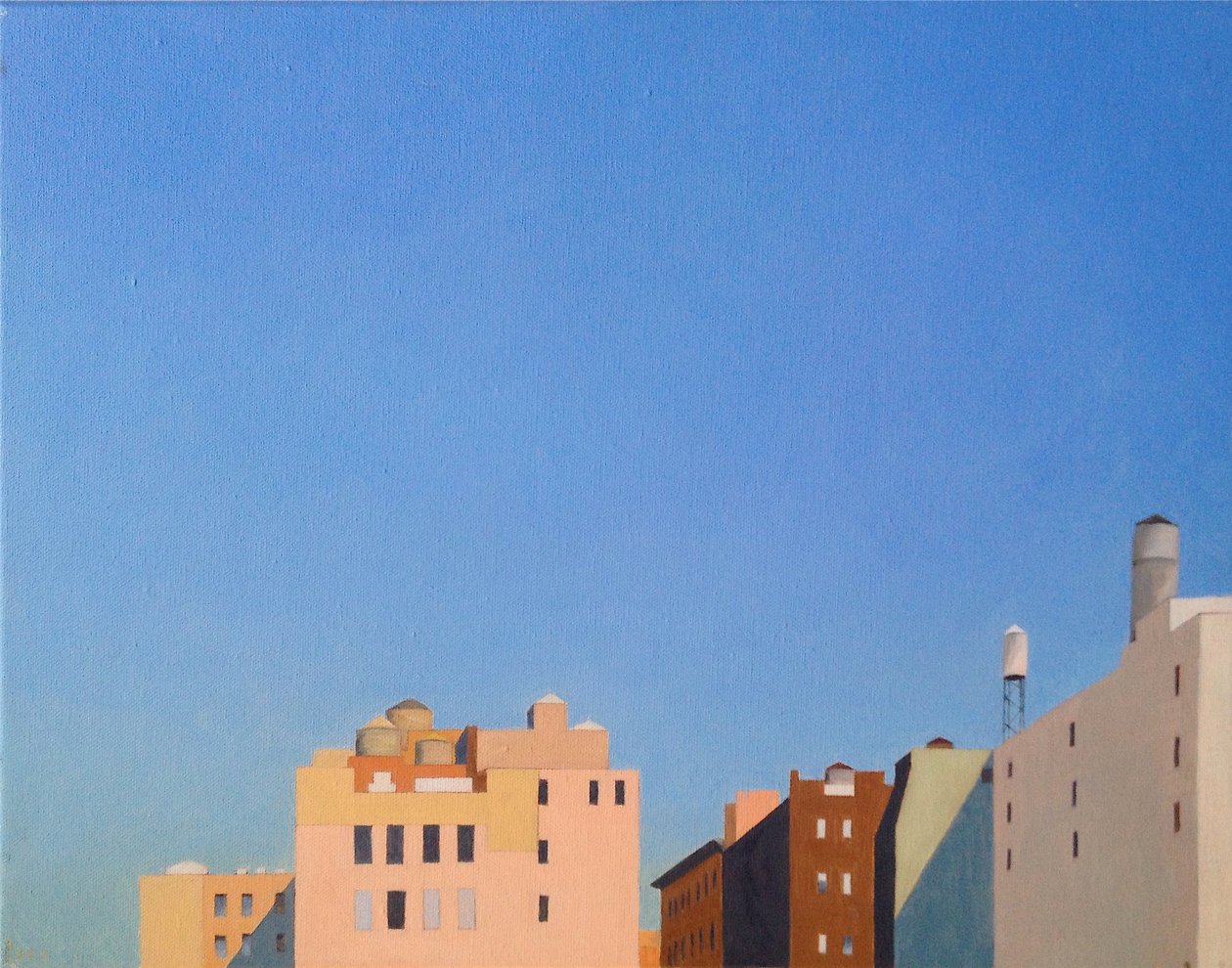 Brooklyn Union Square, 2012 (olej na płótnie) autorstwa Deborah Stevenson