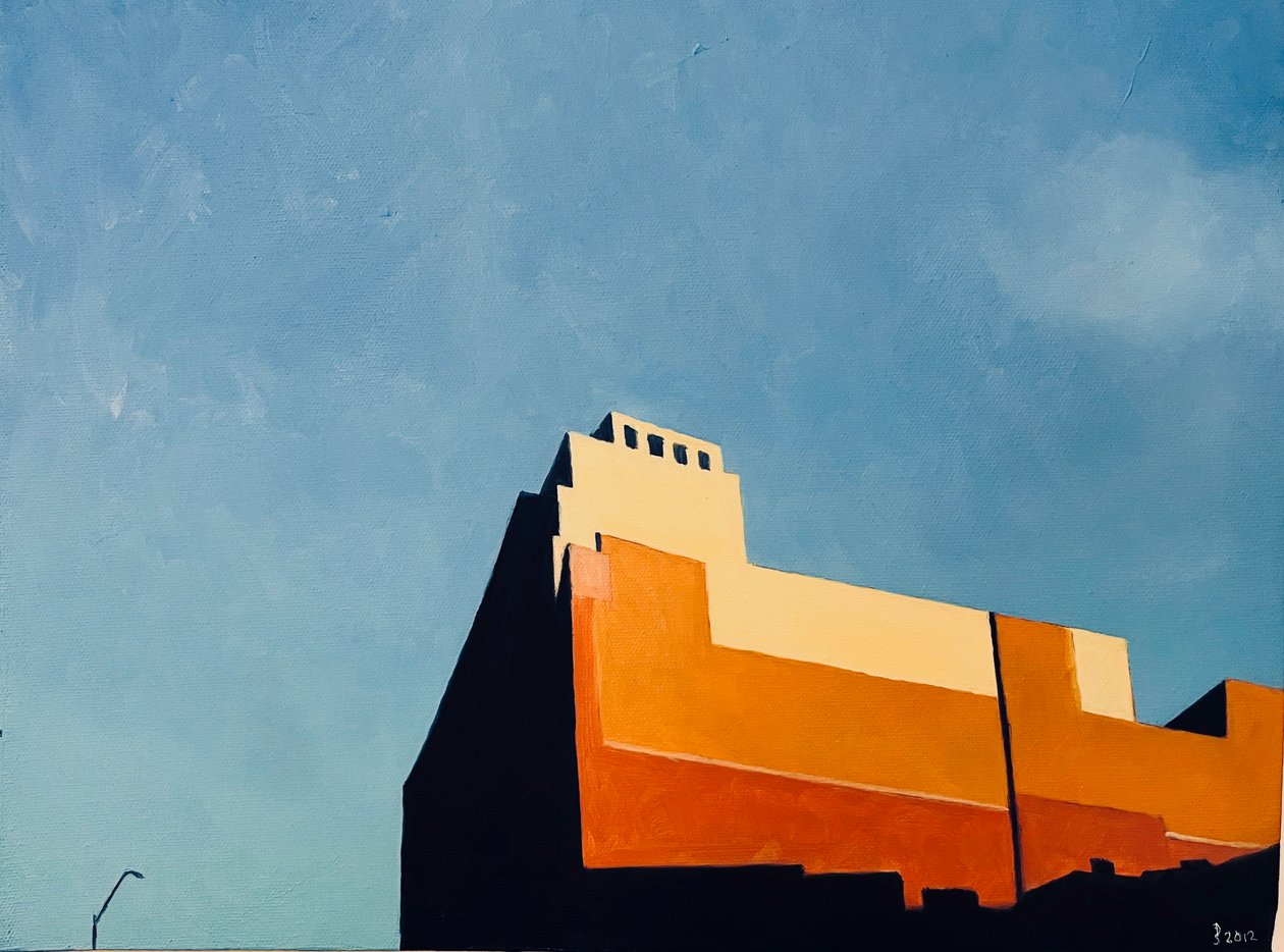 In The Navy Yard, 2012 (olej na płótnie) autorstwa Deborah Stevenson