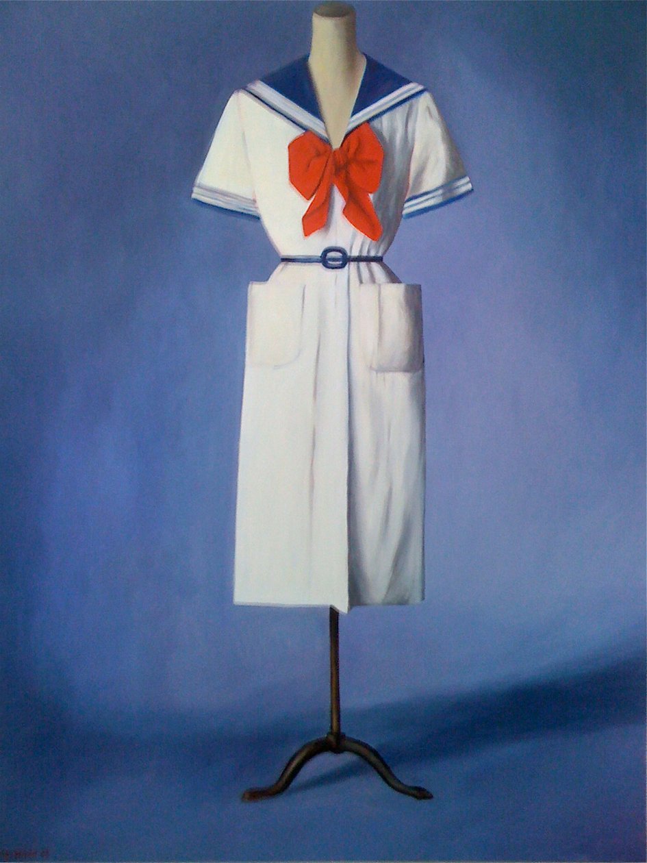 Sailor Suit, 2002 (olej na płótnie) autorstwa Deborah Stevenson