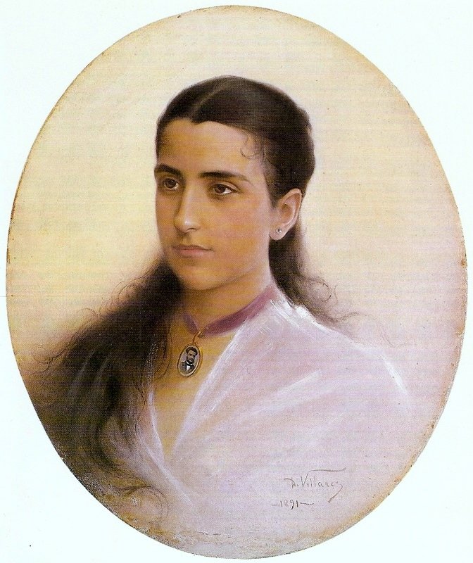 Portret kobiety autorstwa Decio Villares