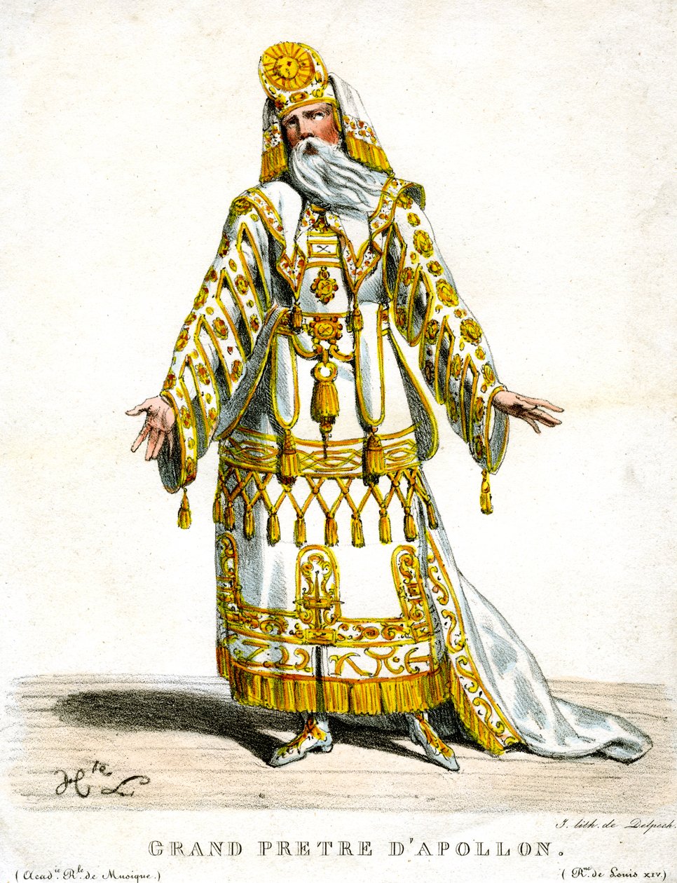 Arcykapłan Apolla, ok. 1820-1830. autorstwa Delpech