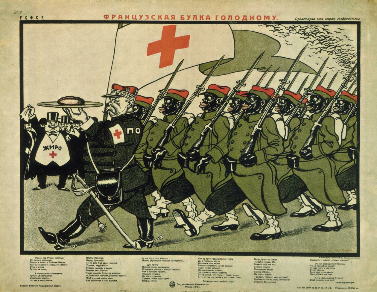 Francuski chleb głodnym, 1921 autorstwa Deni