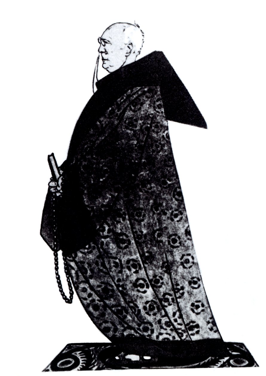Fiodor Sologub 18631927 Rysunek do czasopisma Satirikon, 1913 autorstwa Deni