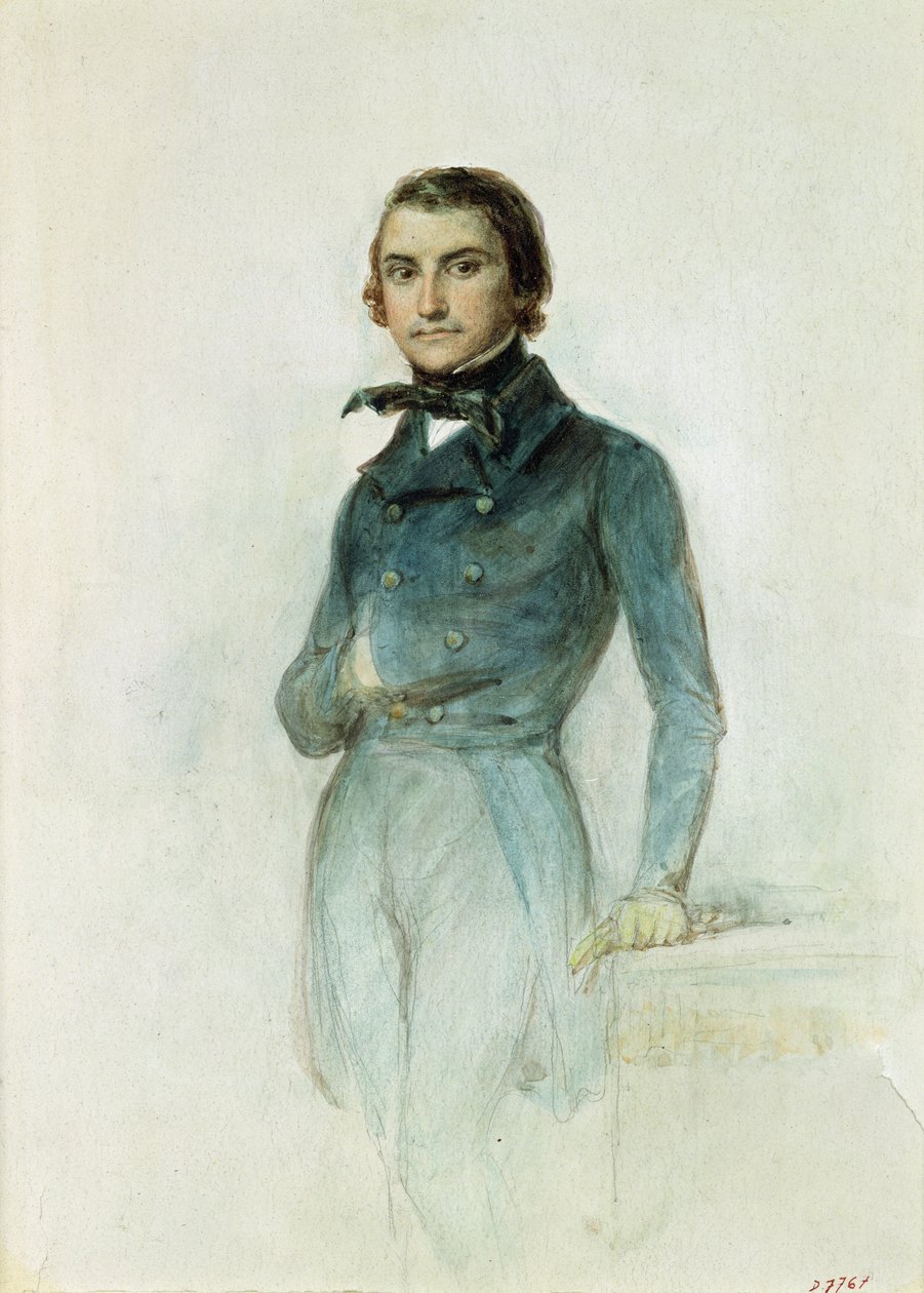 Jean Joseph Louis Blanc (1811-82) 1835 (pastel na papierze) autorstwa Denis Auguste Marie Raffet