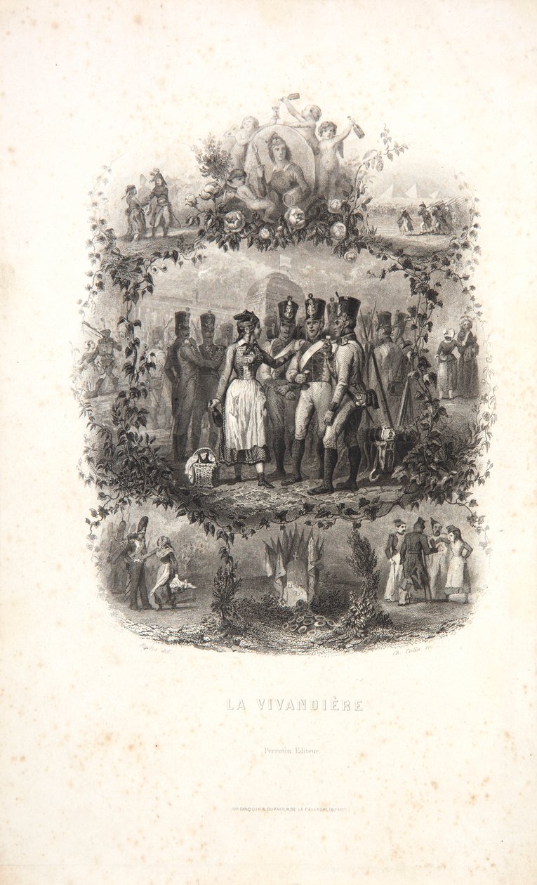 Vivandiere autorstwa Denis Auguste Marie Raffet