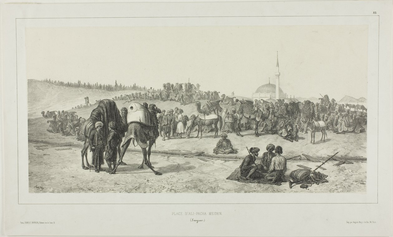 Ali-Pacha Meiden, Smyrna autorstwa Denis Auguste Marie Raffet
