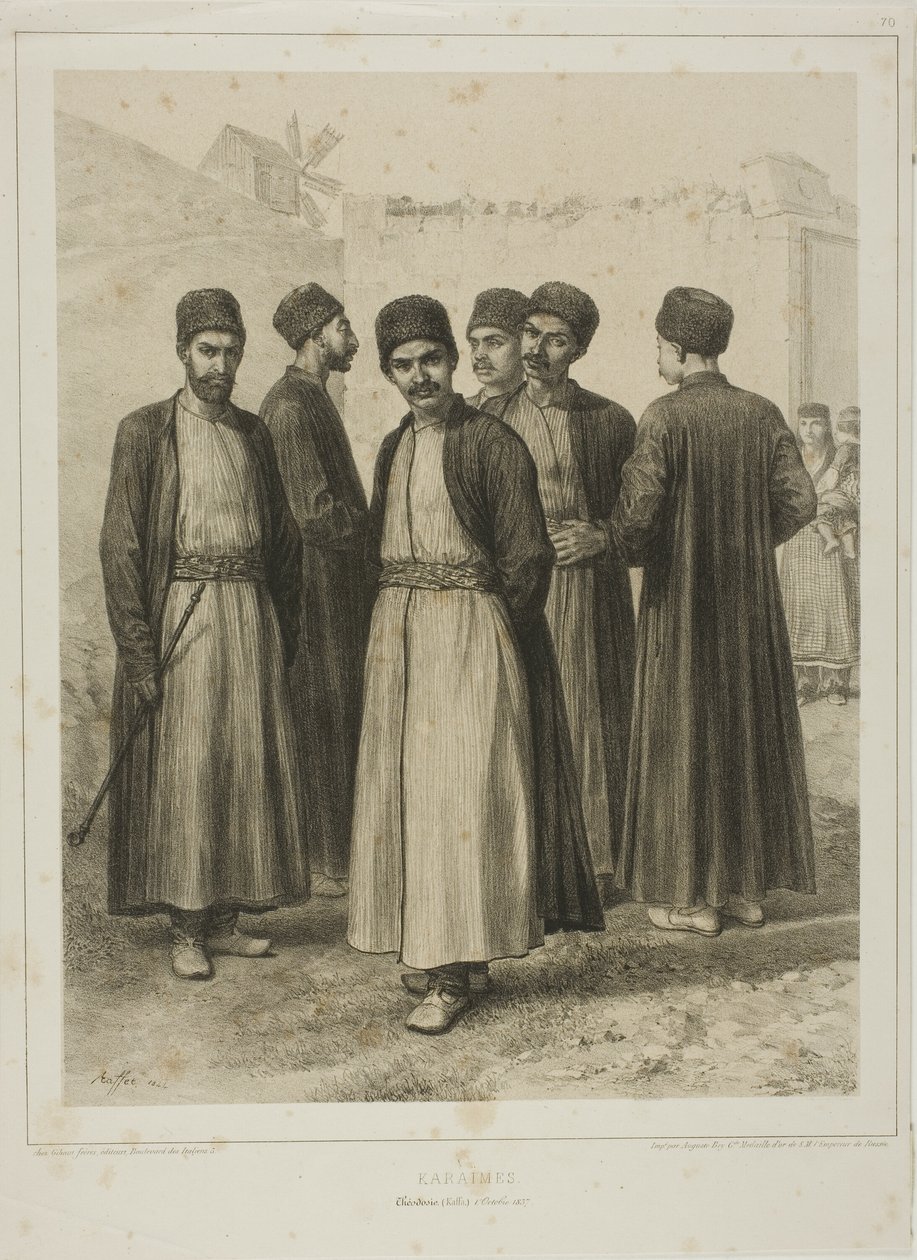 Karaimes, Teodozja, Kaffa, 1 października 1837 r. autorstwa Denis Auguste Marie Raffet