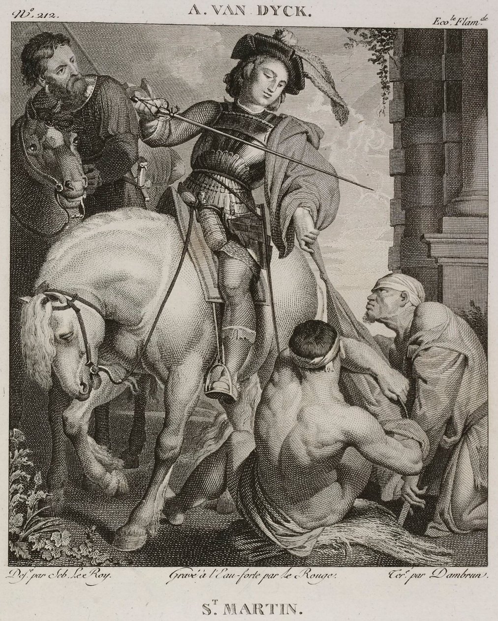 Denis-Sébastien Leroy, Le Rouge i Dambrun - Święty Marcin, według Antoine