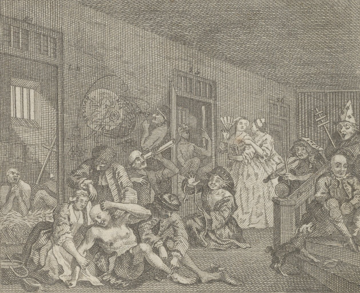 Postęp grabi, płyta 8, ca. 1800. autorstwa Dent