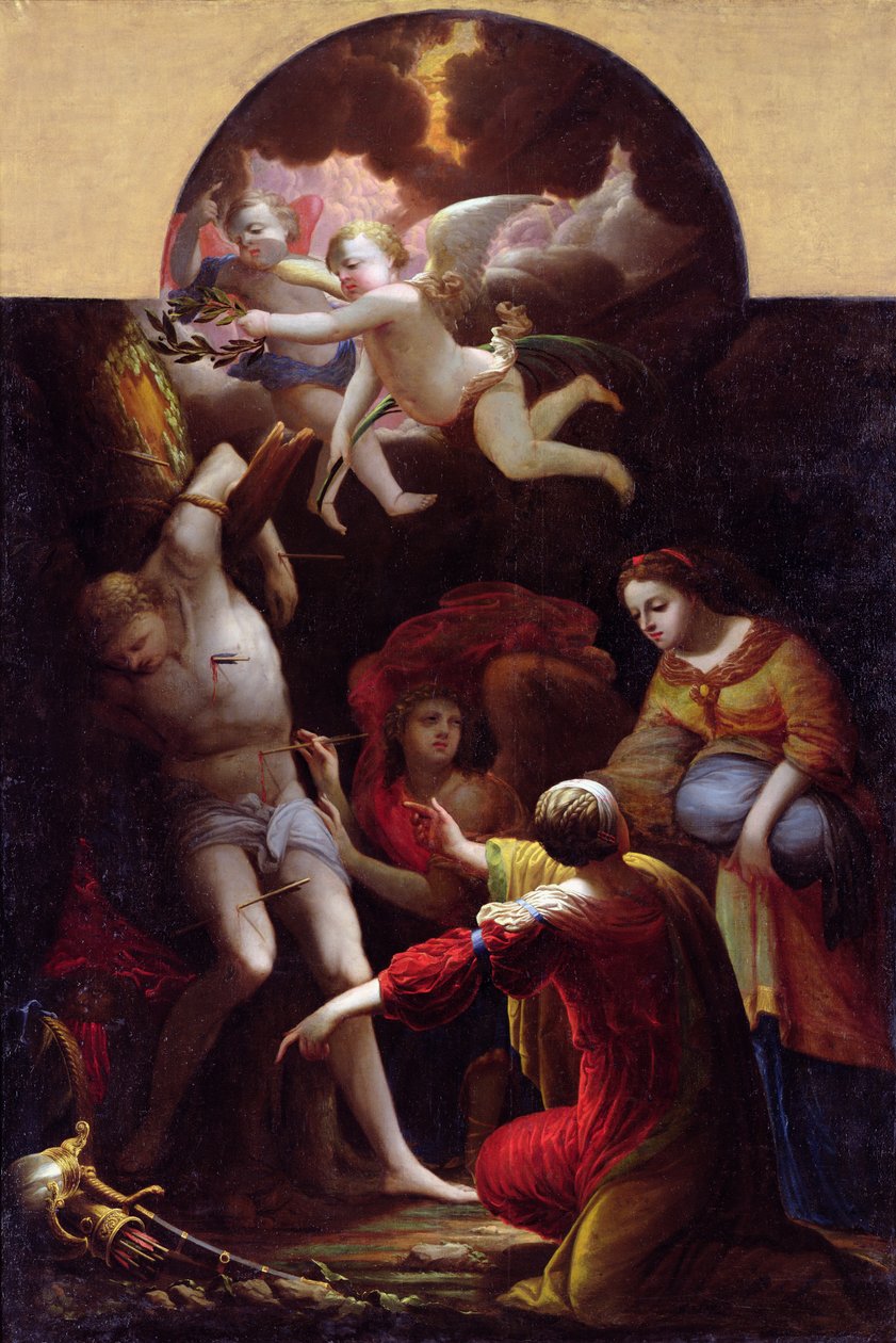 Św. Sebastiana autorstwa Denis Calvaert