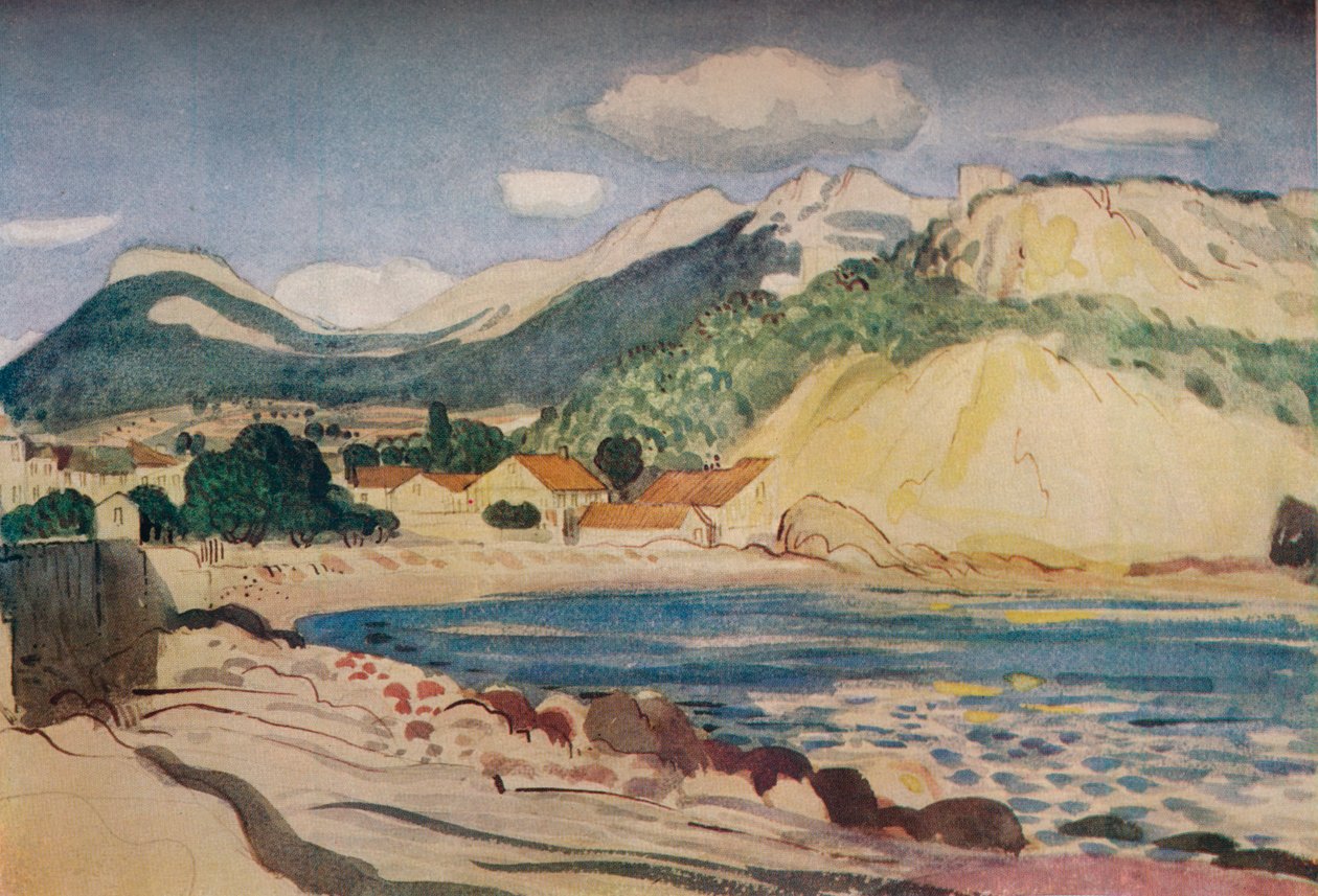 Zatoka na południu Francji, 1931 autorstwa Derwent Lees