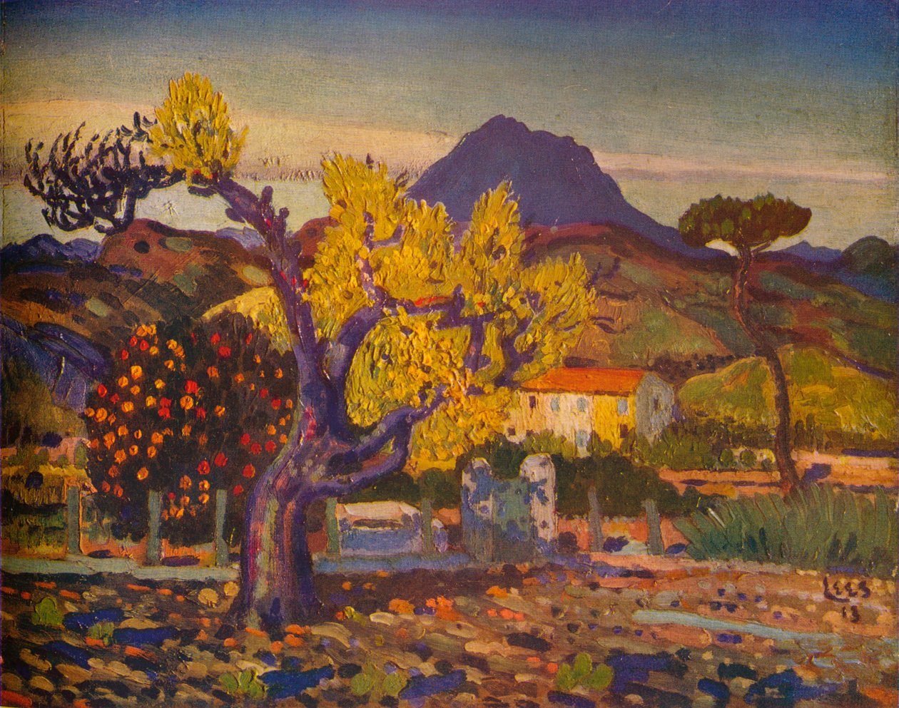 Kwitnąca grusza, 1913 1932 autorstwa Derwent Lees