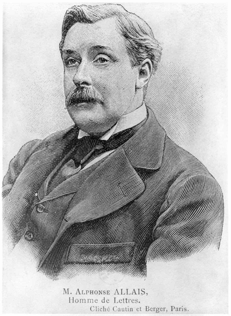 Alphonse Allais (1855-1905) koniec XIX wieku autorstwa Desire Mathieu Quesnel