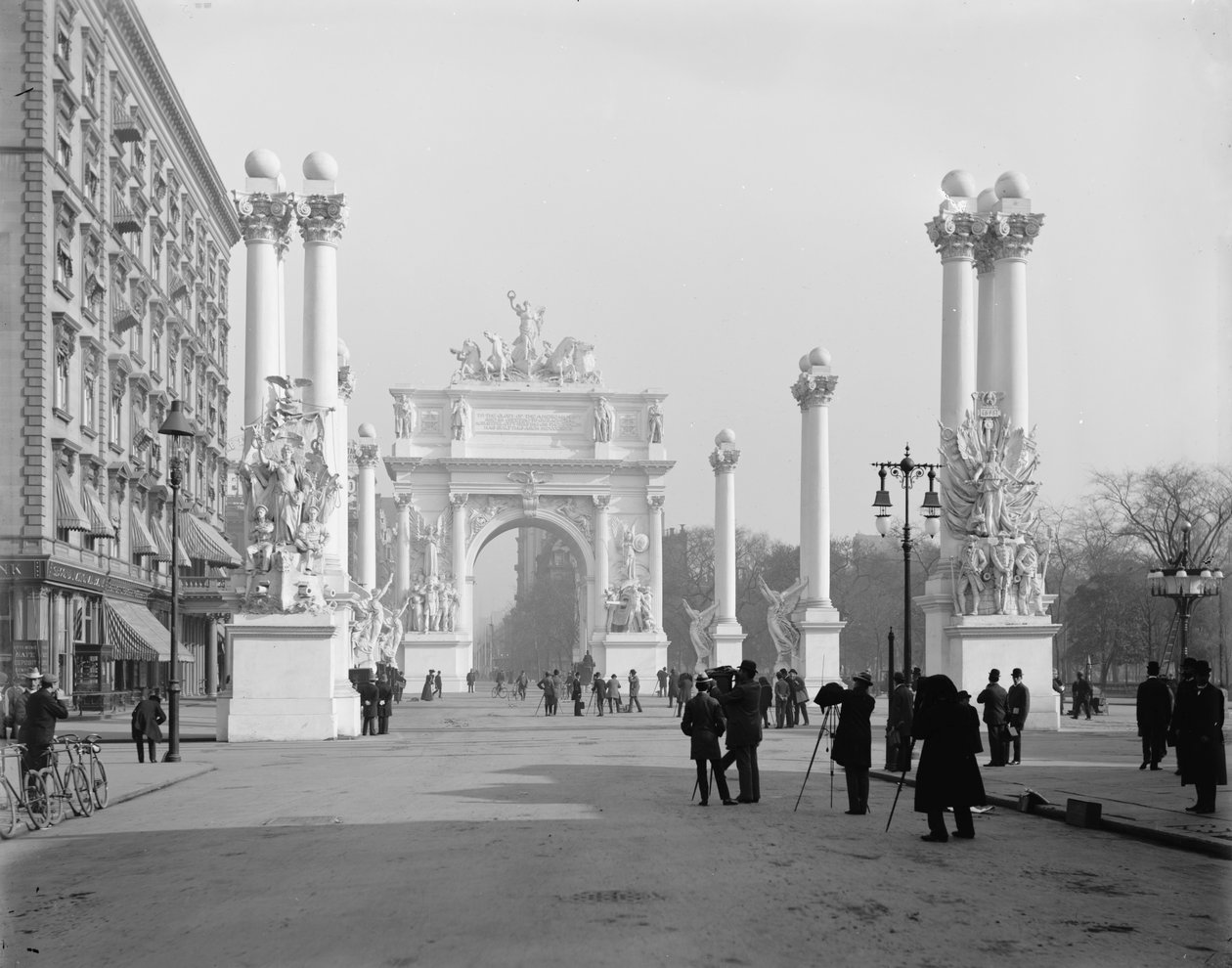 Dewey Arch, Nowy Jork, NY, c.1899-1901 autorstwa Detroit Publishing Co.