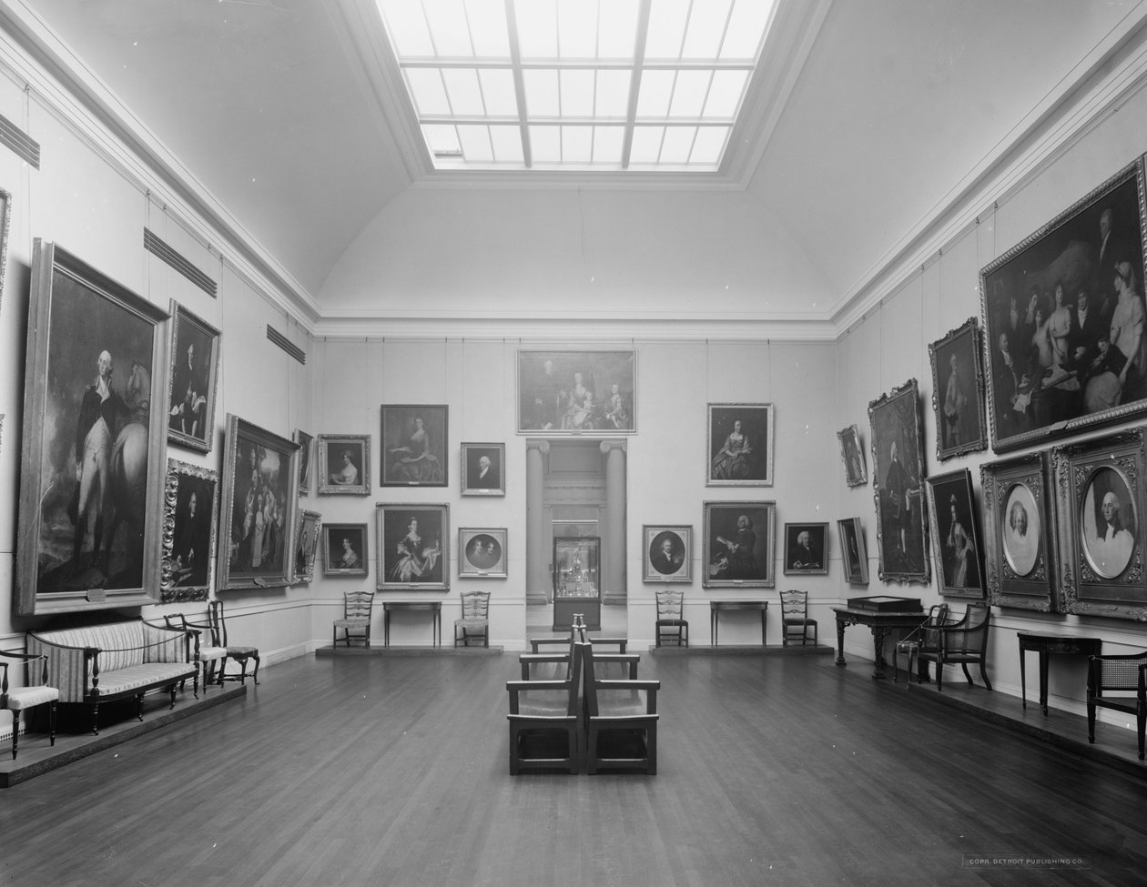 Early American Room, Museum of Fine Arts, Boston, Massachusetts, c.1909-20 autorstwa Detroit Publishing Co.