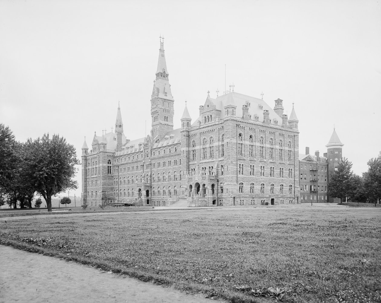 Widok ogólny, Georgetown University, Washington, DC, c.1904 autorstwa Detroit Publishing Co.