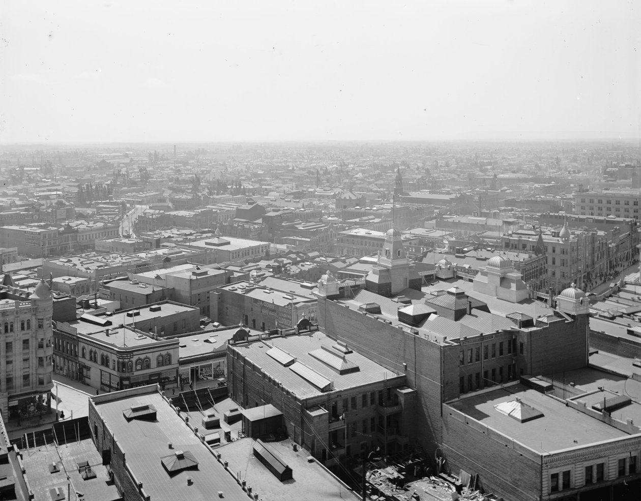 Widok ogólny, Los Angeles, Kalifornia, ok. 1880-99 autorstwa Detroit Publishing Co.