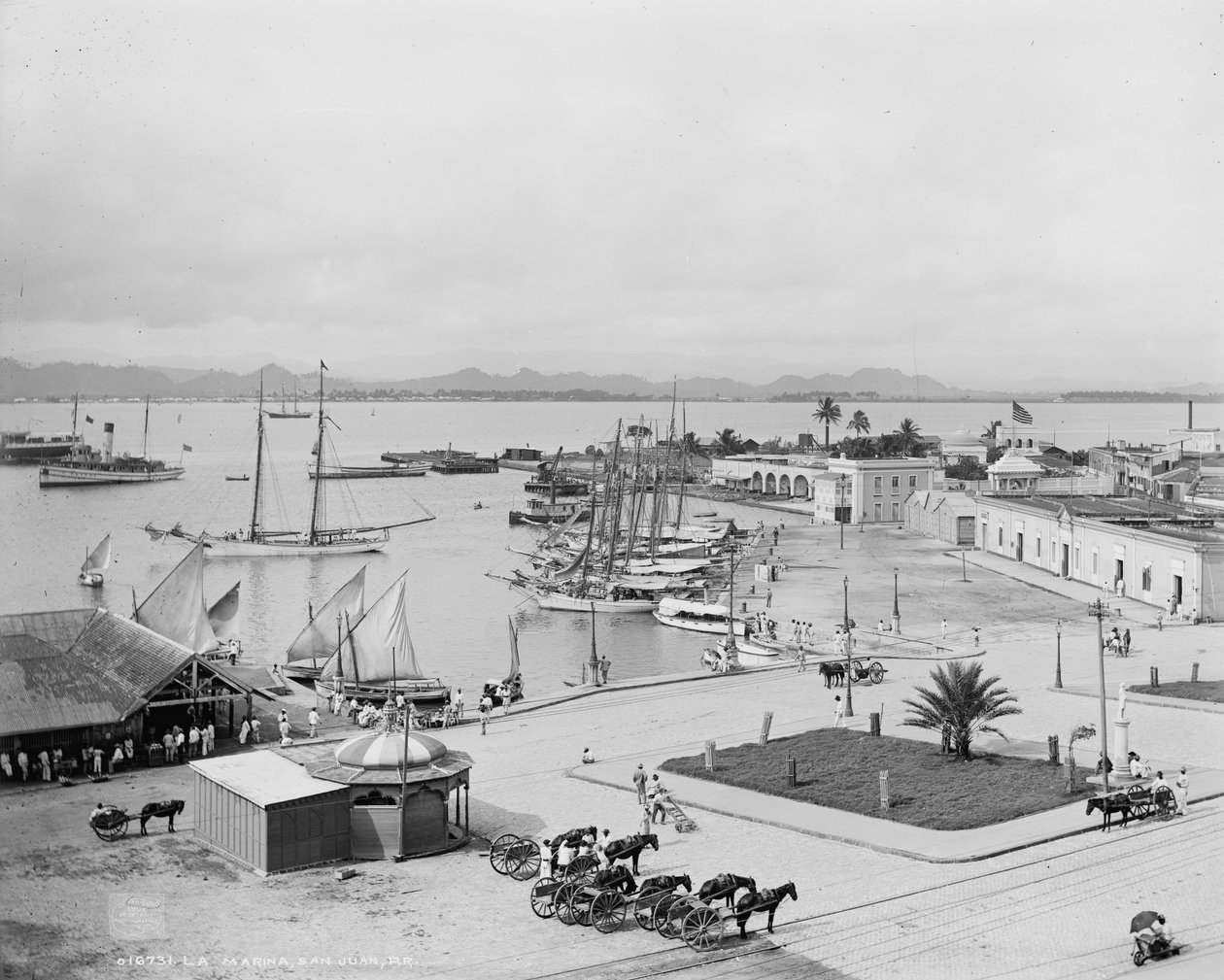 La Marina, San Juan, Portoryko, ok. 1903 autorstwa Detroit Publishing Co.