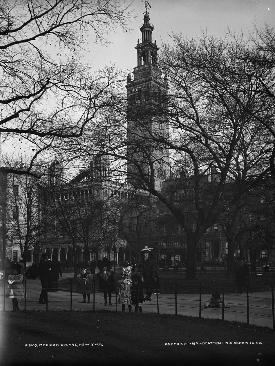 Madison Square, Nowy Jork, ok. 1901 autorstwa Detroit Publishing Co.