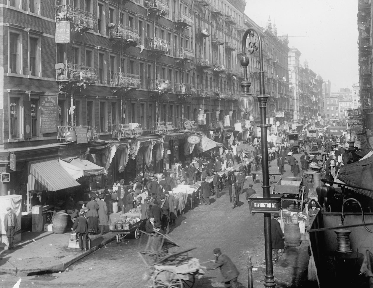 Getto, Nowy Jork, Nowy Jork, ok. 1900-15 autorstwa Detroit Publishing Co.