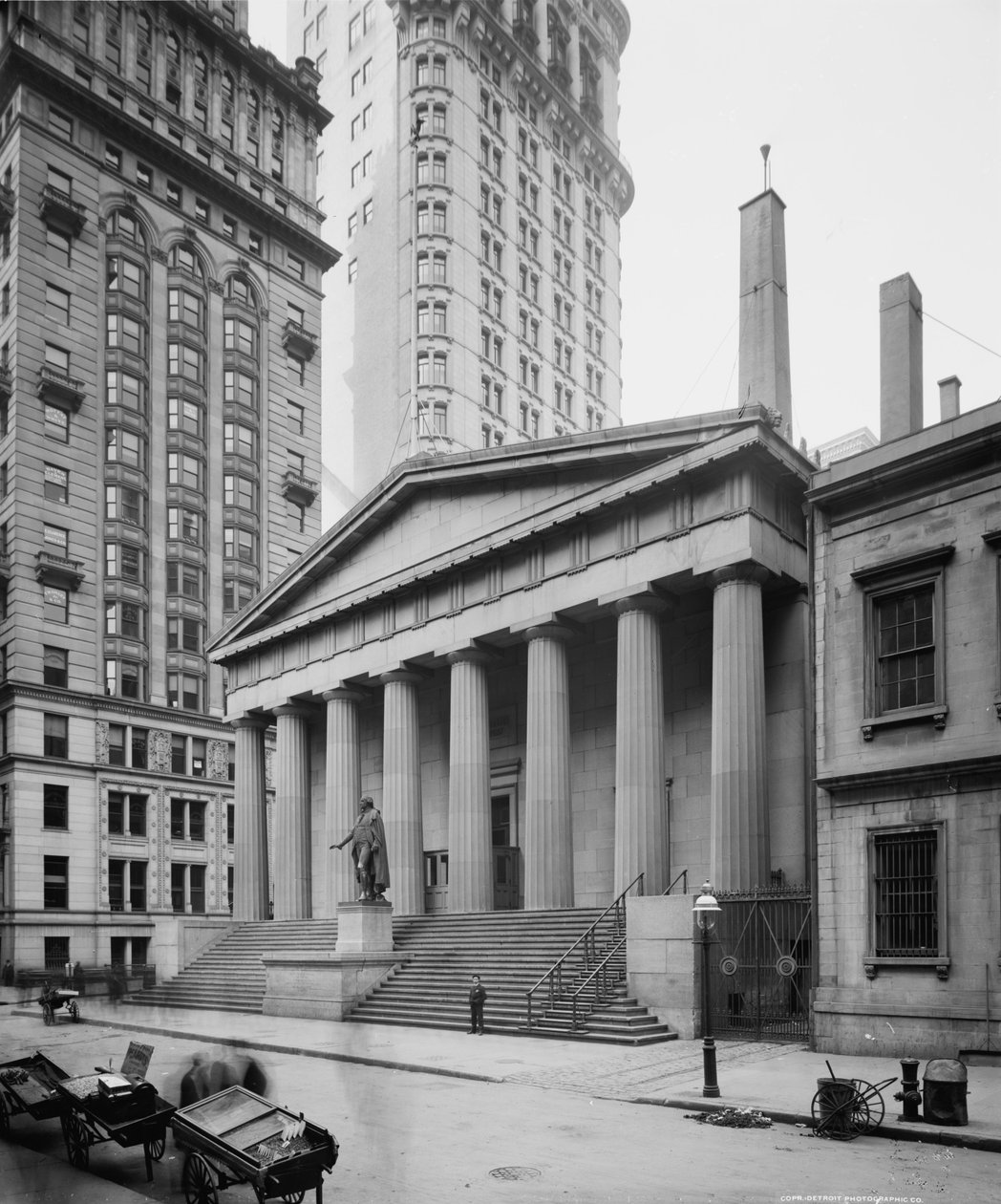Skarb Państwa Stanów Zjednoczonych, Nowy Jork, NY, c.1905 autorstwa Detroit Publishing Co.