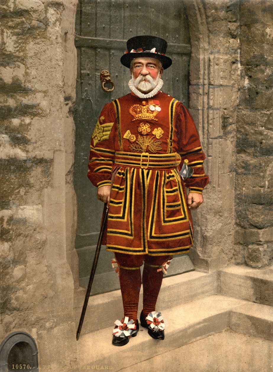 Yeoman z gwardii, ok. 1890-1900 autorstwa Detroit Publishing Co.