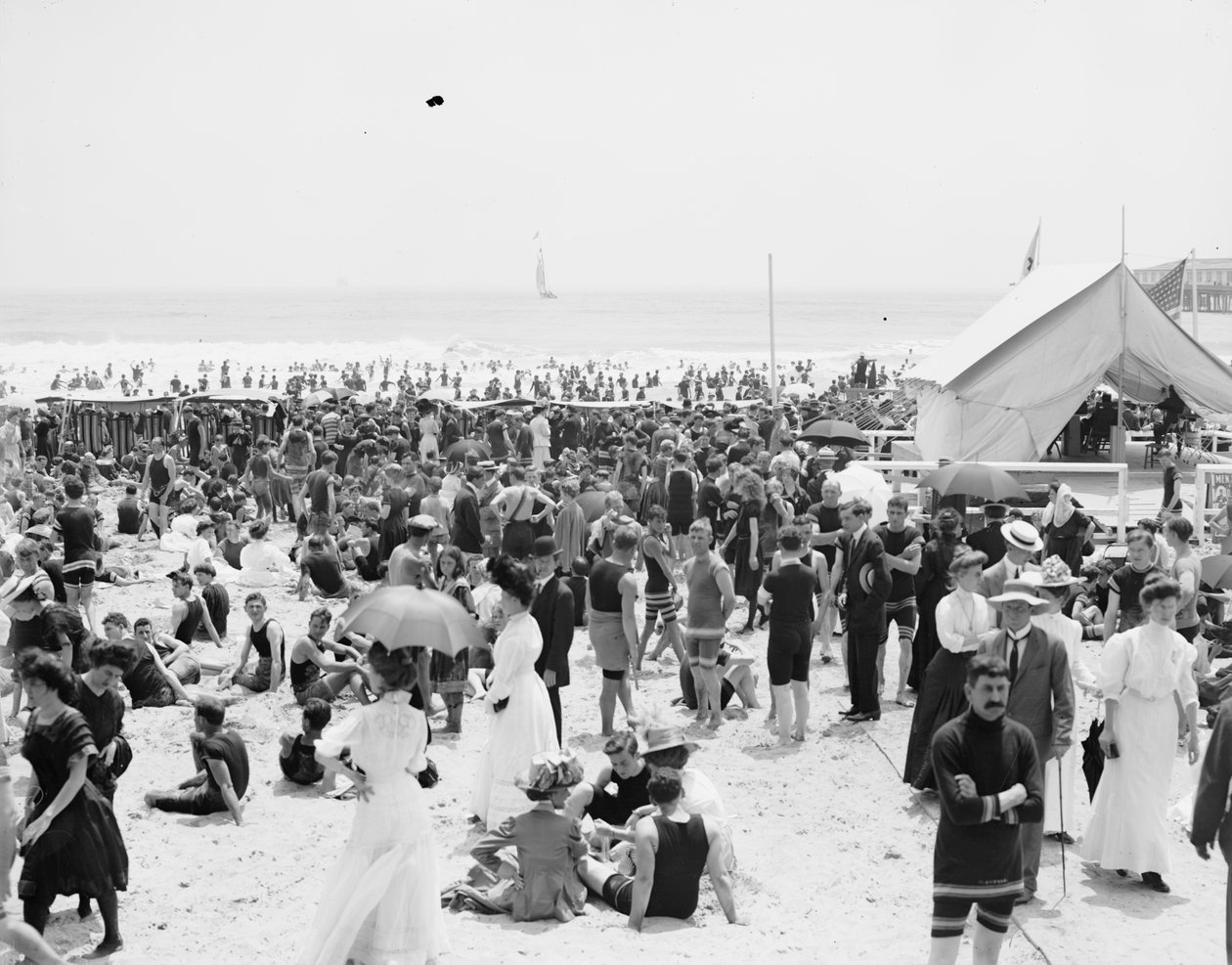 Atlantic City, godzina kąpieli autorstwa Detroit Publishing Co.