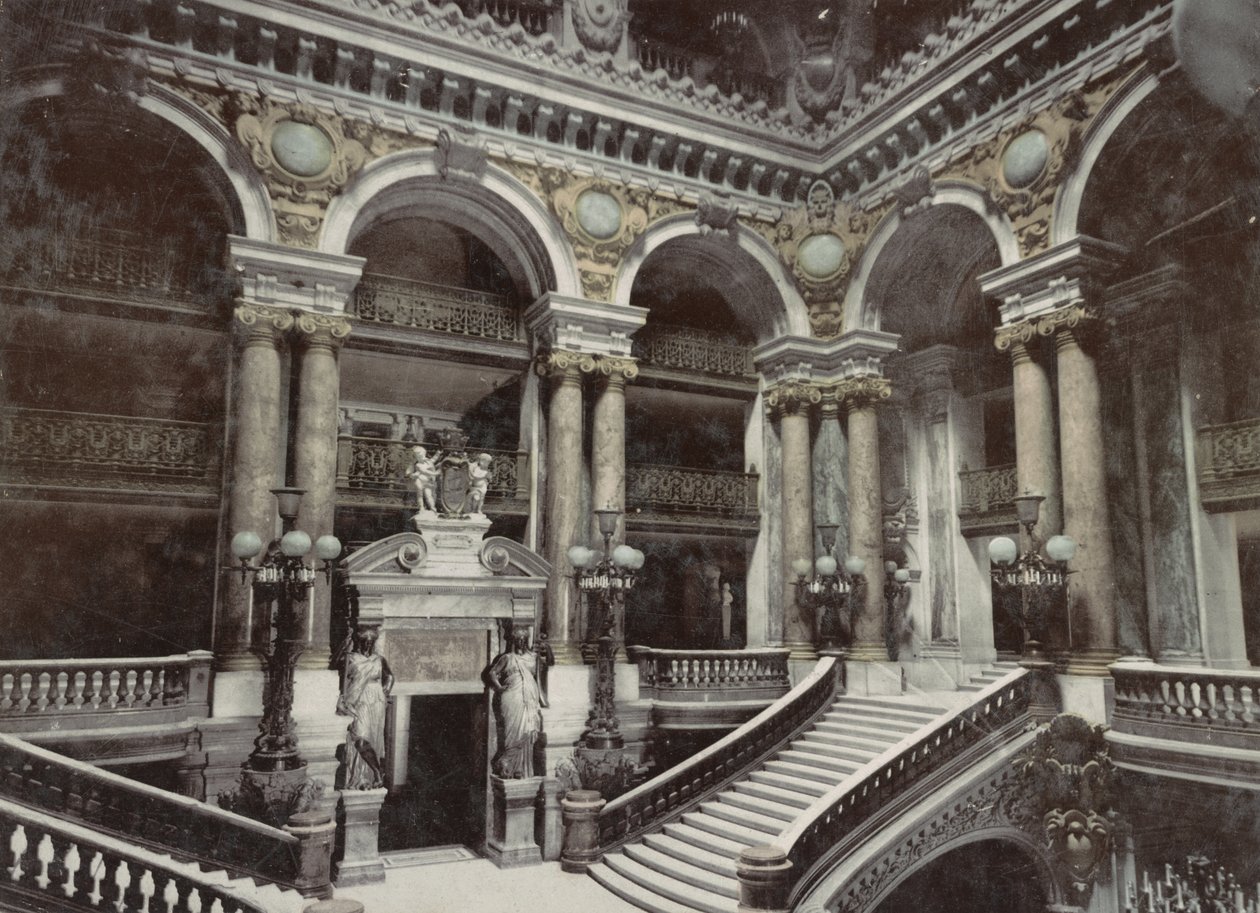 Wielka Opera Paryż, ok.1900 autorstwa Detroit Publishing Co.