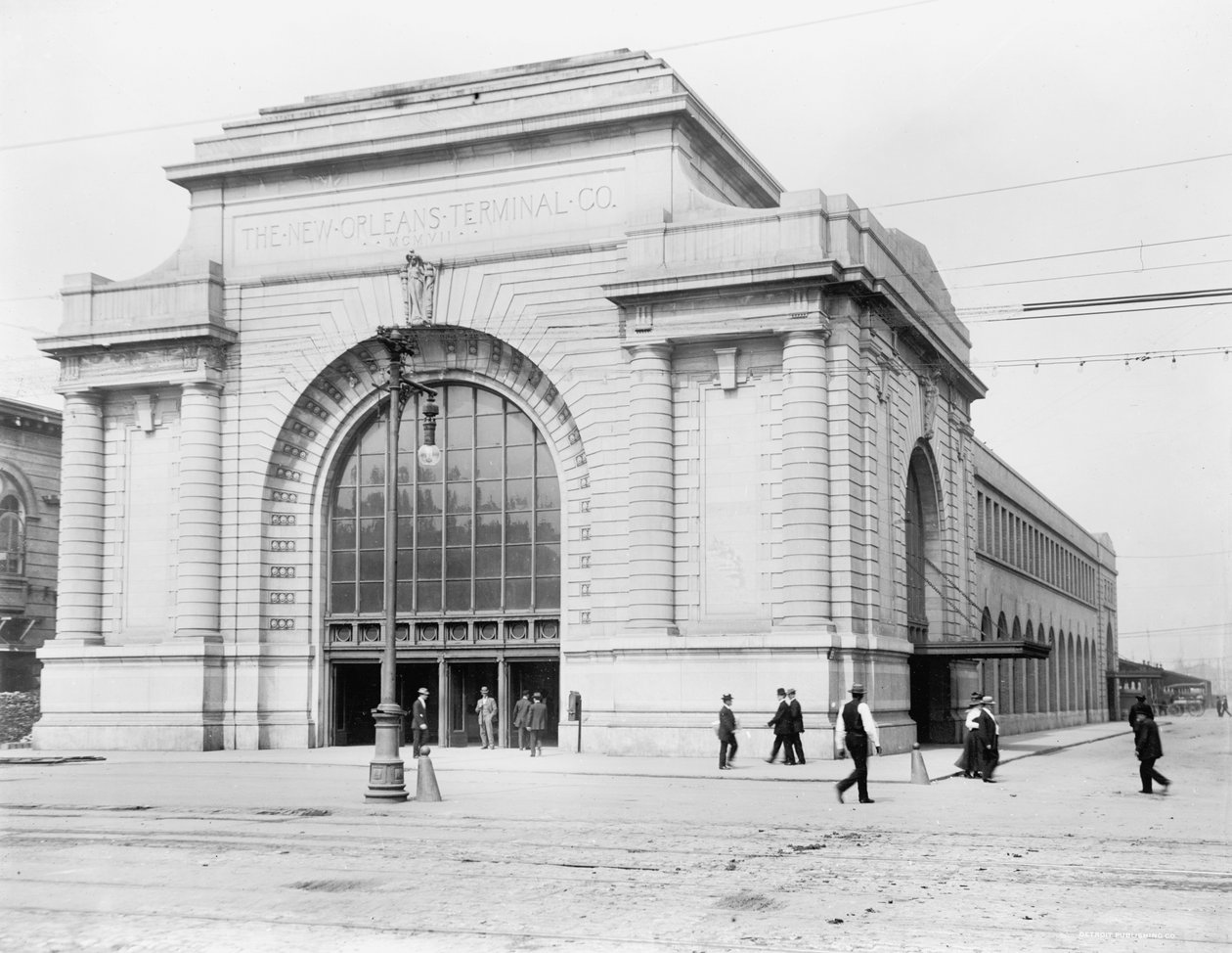 Stacja końcowa, Nowy Orlean autorstwa Detroit Publishing Co.
