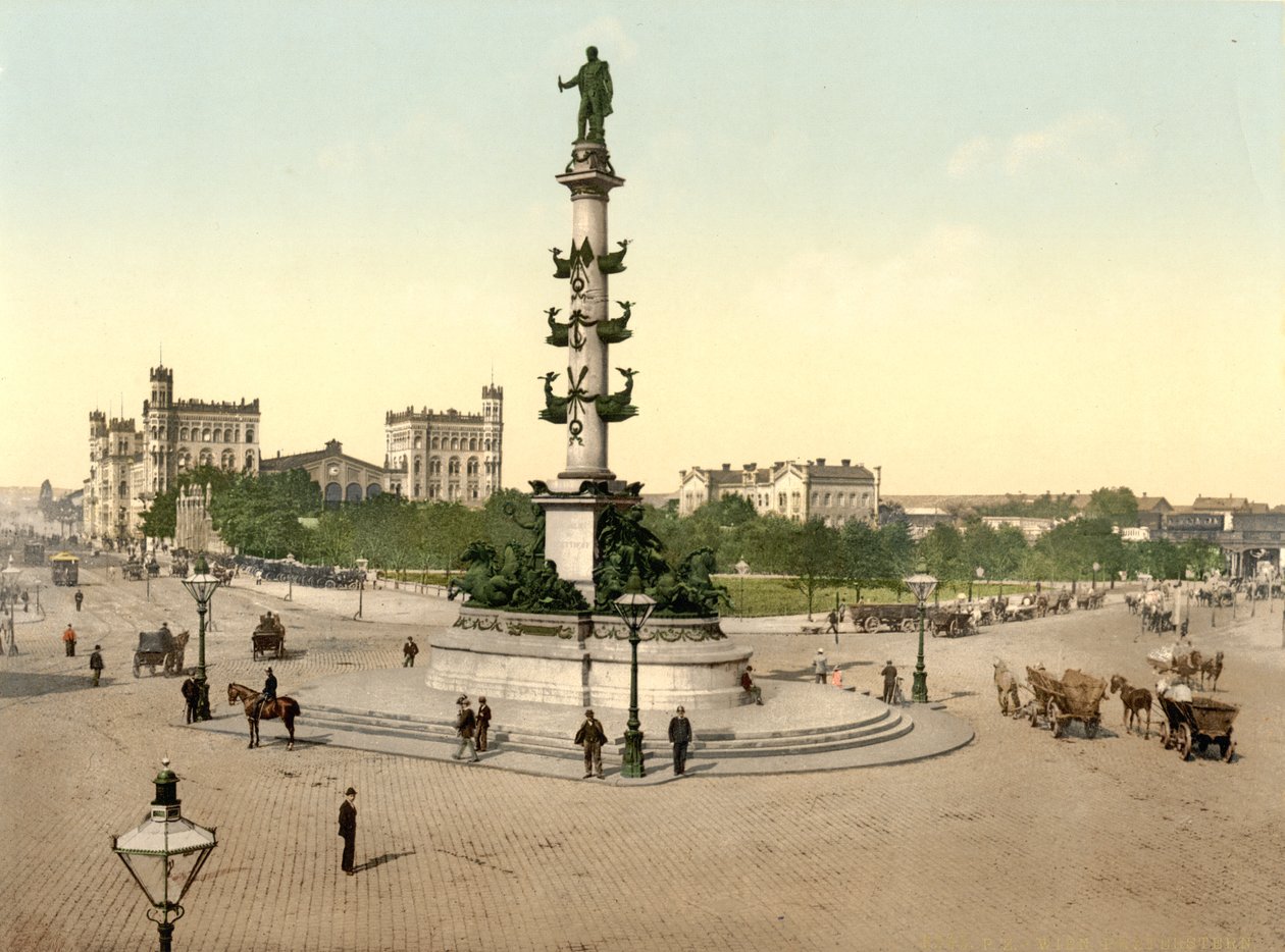 Praterstern, Wiedeń, Austro-Węgry, ok. 1900 autorstwa Detroit Publishing Co.