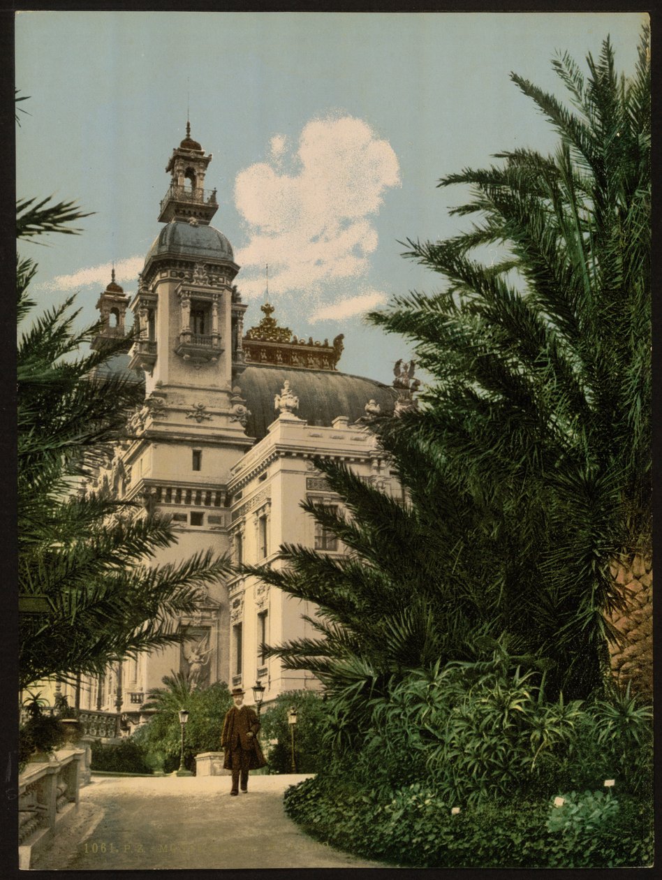 Teatr, Monte Carlo, Riviera, Monako autorstwa Detroit Publishing Co.