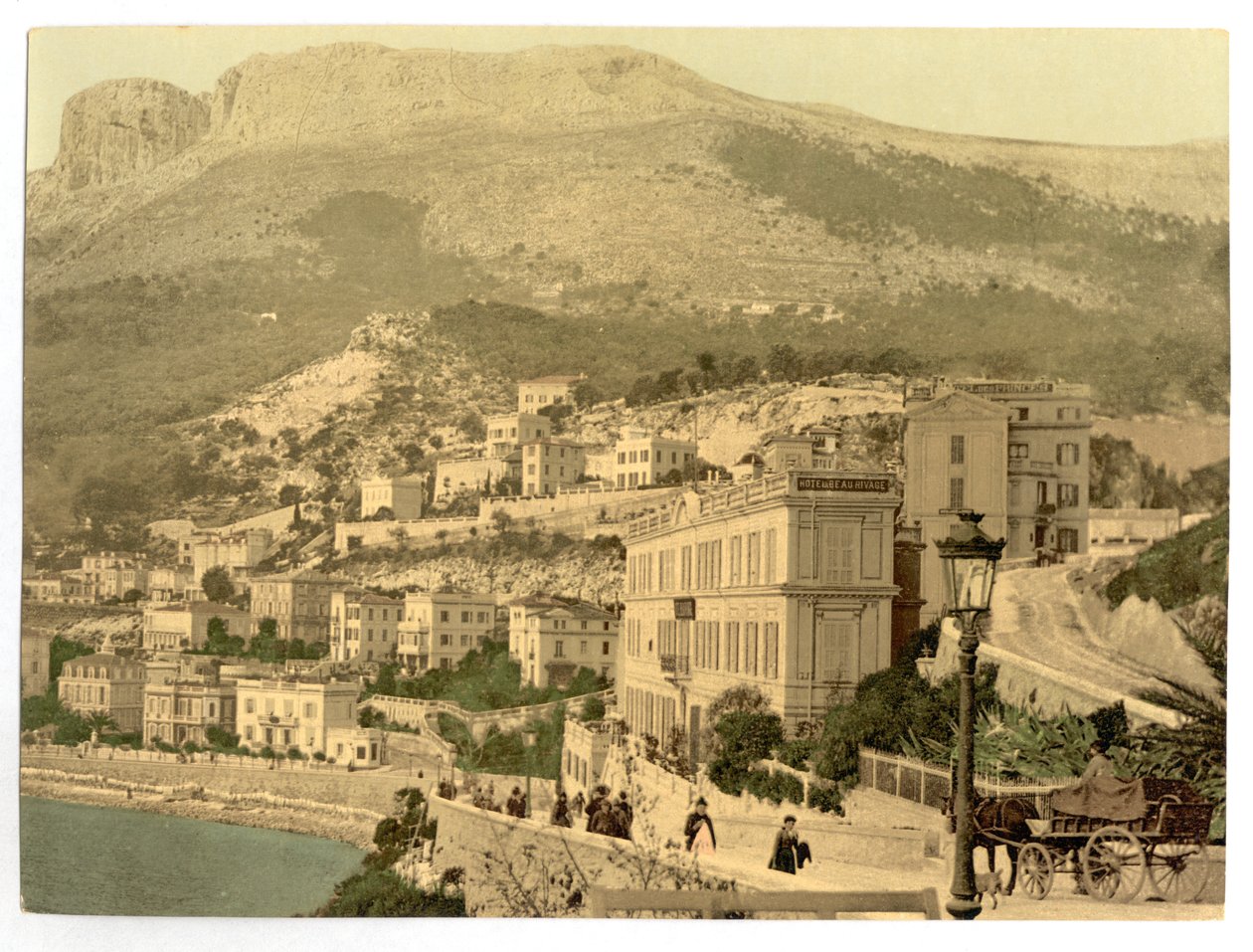 Nabrzeże, Monte Carlo, Riwiera, Monako autorstwa Detroit Publishing Co.