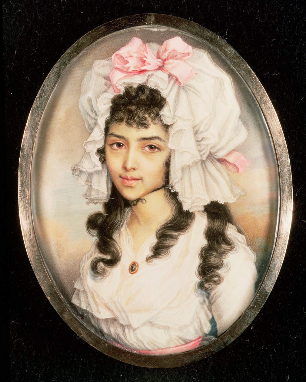 Miniaturowy portret dziewczyny autorstwa Diana