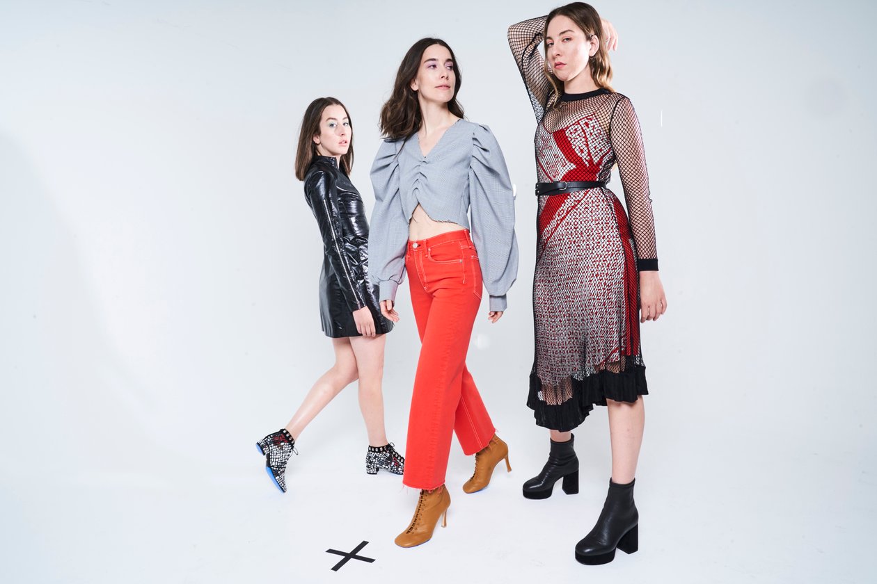 HAIM, 2018 (zdjęcie) autorstwa Diana Gomez
