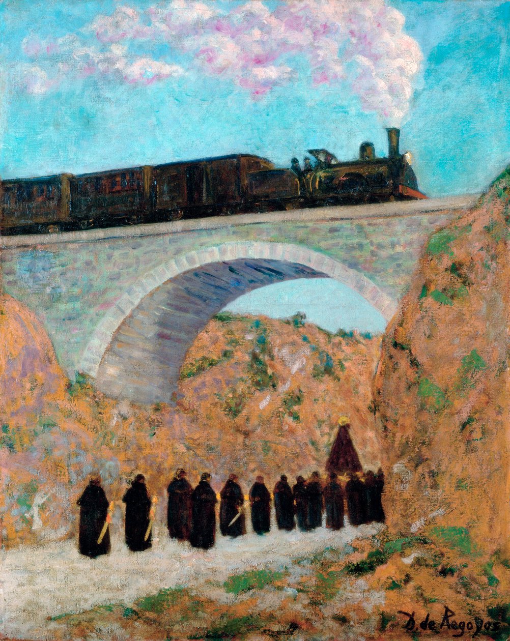 Wielki Piątek w Kastylii, 1904 autorstwa Diario or Dario de Regoyos y Valdes