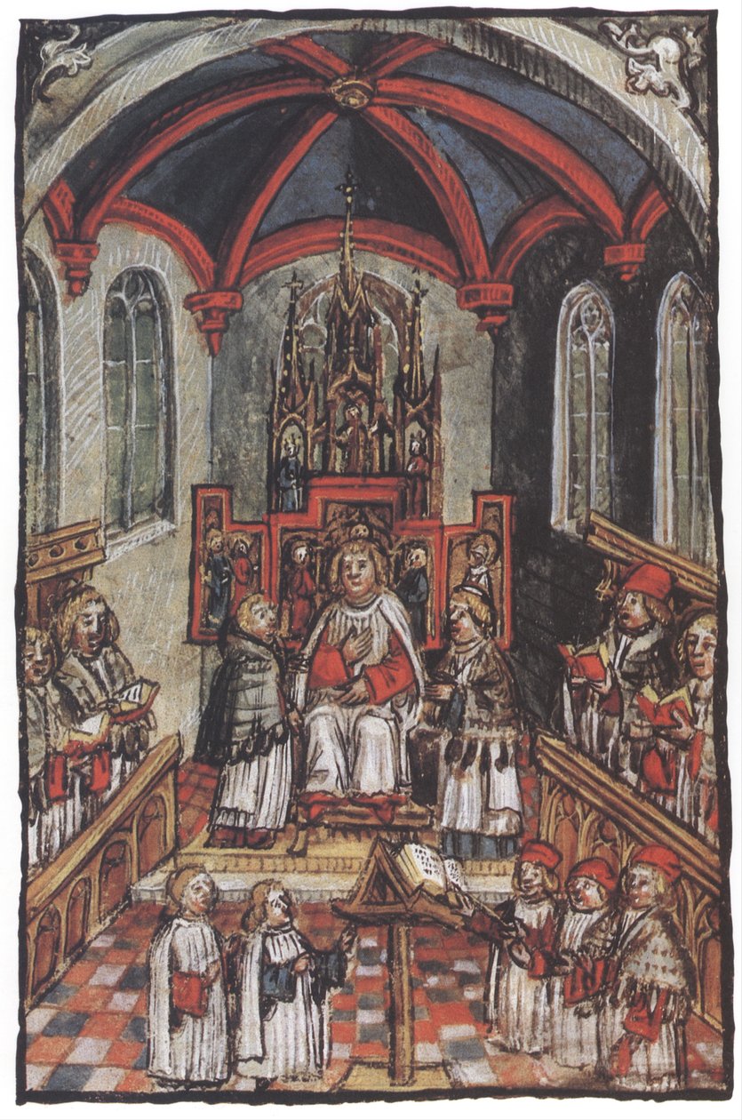 Spór o diecezję w Konstancji z 1474 r autorstwa Diebold Schilling the Younger