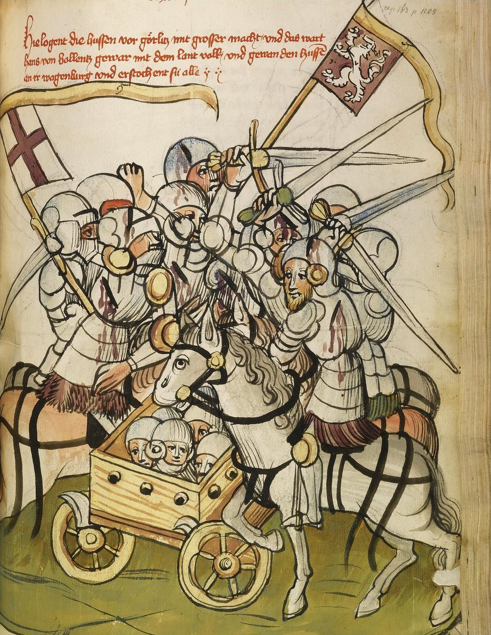 Wojna husycka Z: Życie i czasy cesarza Zygmunta Eberharda Windecka, ok. 1930 r. 1450 autorstwa Diebold, Lauber