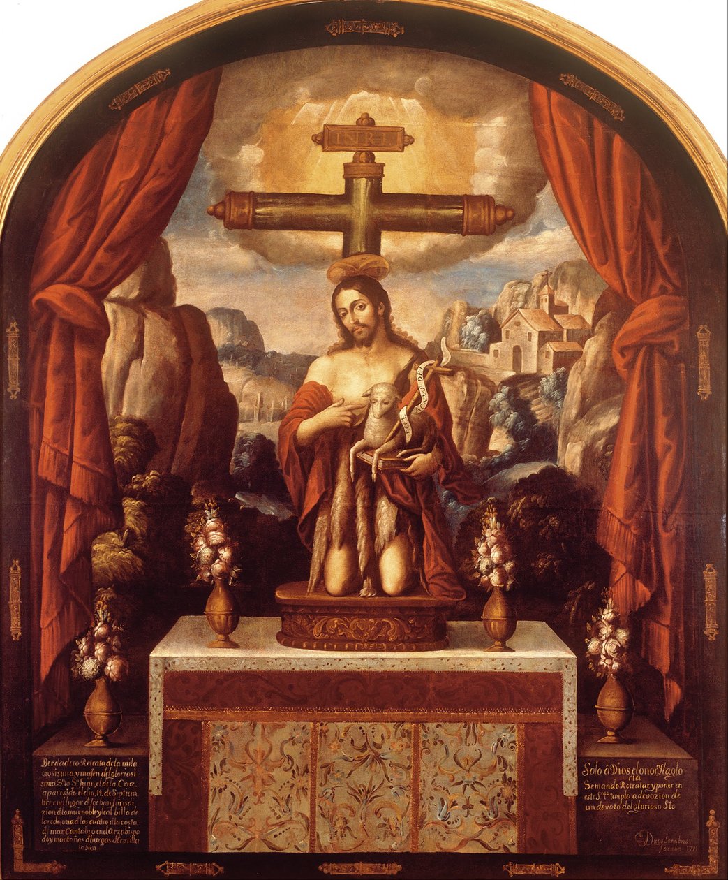 Św. Jan od Krzyża autorstwa Diego de Sanabria