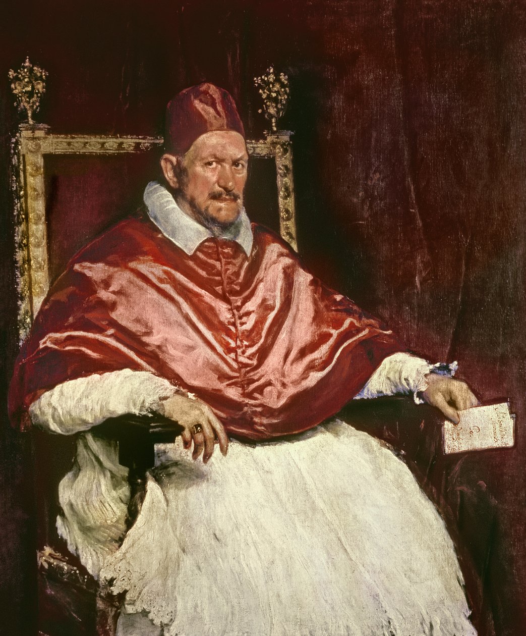 Portret papieża Innocentego X (1574-1655), 1650 autorstwa Diego Velázquez