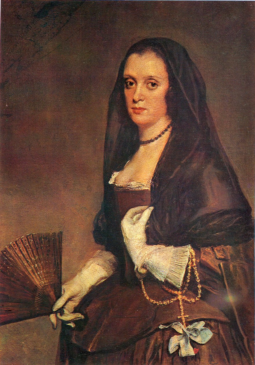 Dama z wachlarzem autorstwa Diego Velázquez