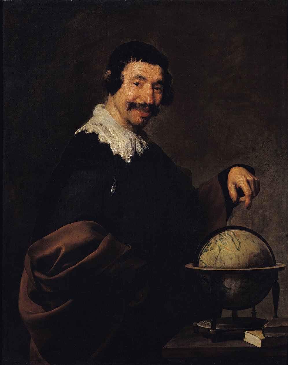 Demokryt, czyli człowiek z globusem autorstwa Diego Velázquez