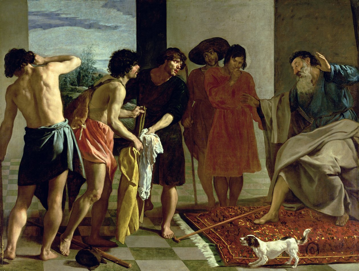 Płaszcz Józefa, 1630 autorstwa Diego Velázquez