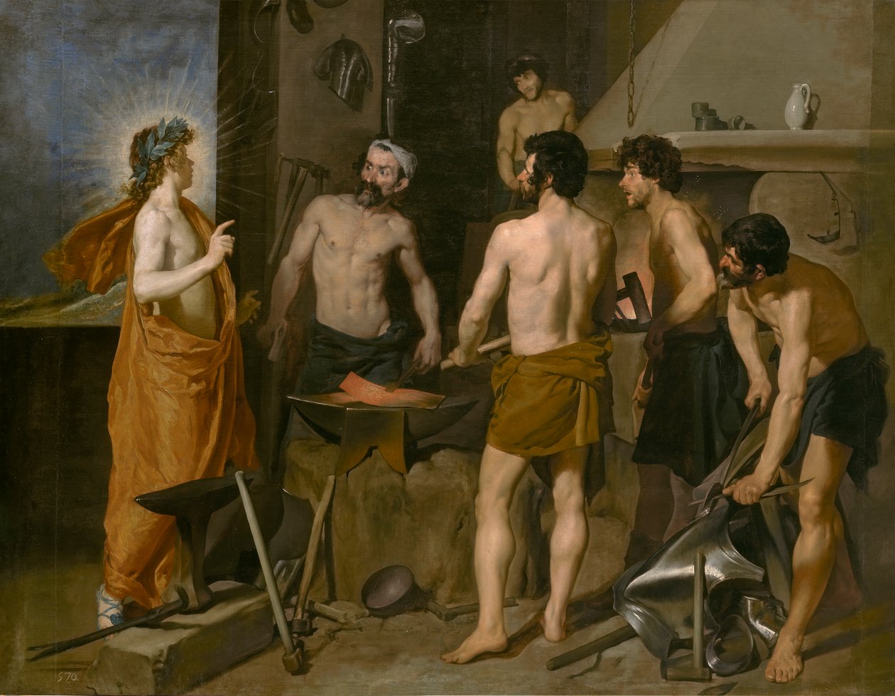 Kuźnia Wulkana autorstwa Diego Velázquez