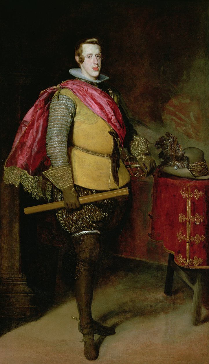 Portret Filipa IV (1605-65) z Hiszpanii autorstwa Diego Velázquez