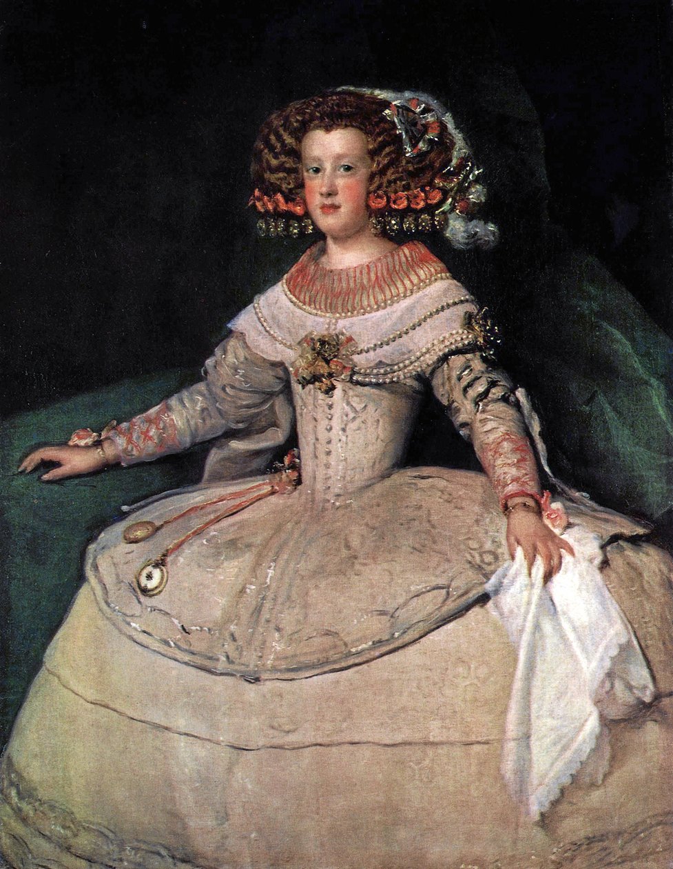 Portret Infantki Marii Teresy w wieku 14 lat autorstwa Diego Velázquez